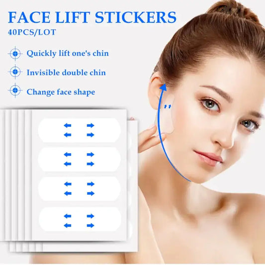 40/80Pcs Lifting Face Stickers
